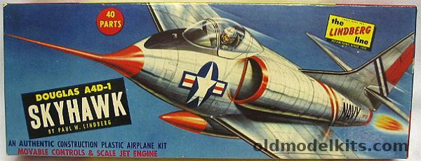 Lindberg 1/48 Douglas A-4D-1 Skyhawk by Paul W. Lindberg, 529-79 plastic model kit